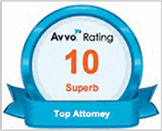 Avvo Rating 10.0 Superb, Top Attorney