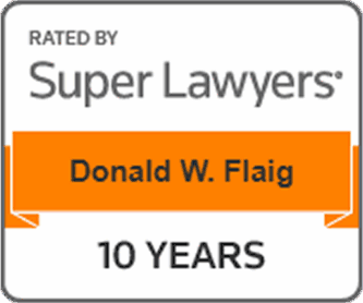 Super Lawyers, Donald W. Flaig, 10 years